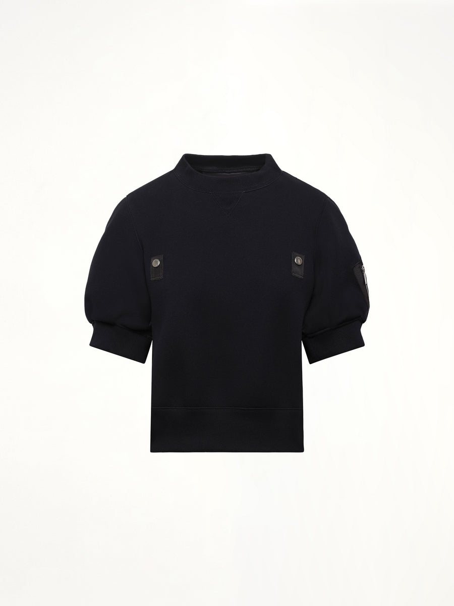 Sponge x Nylon Twill Pullover in Black