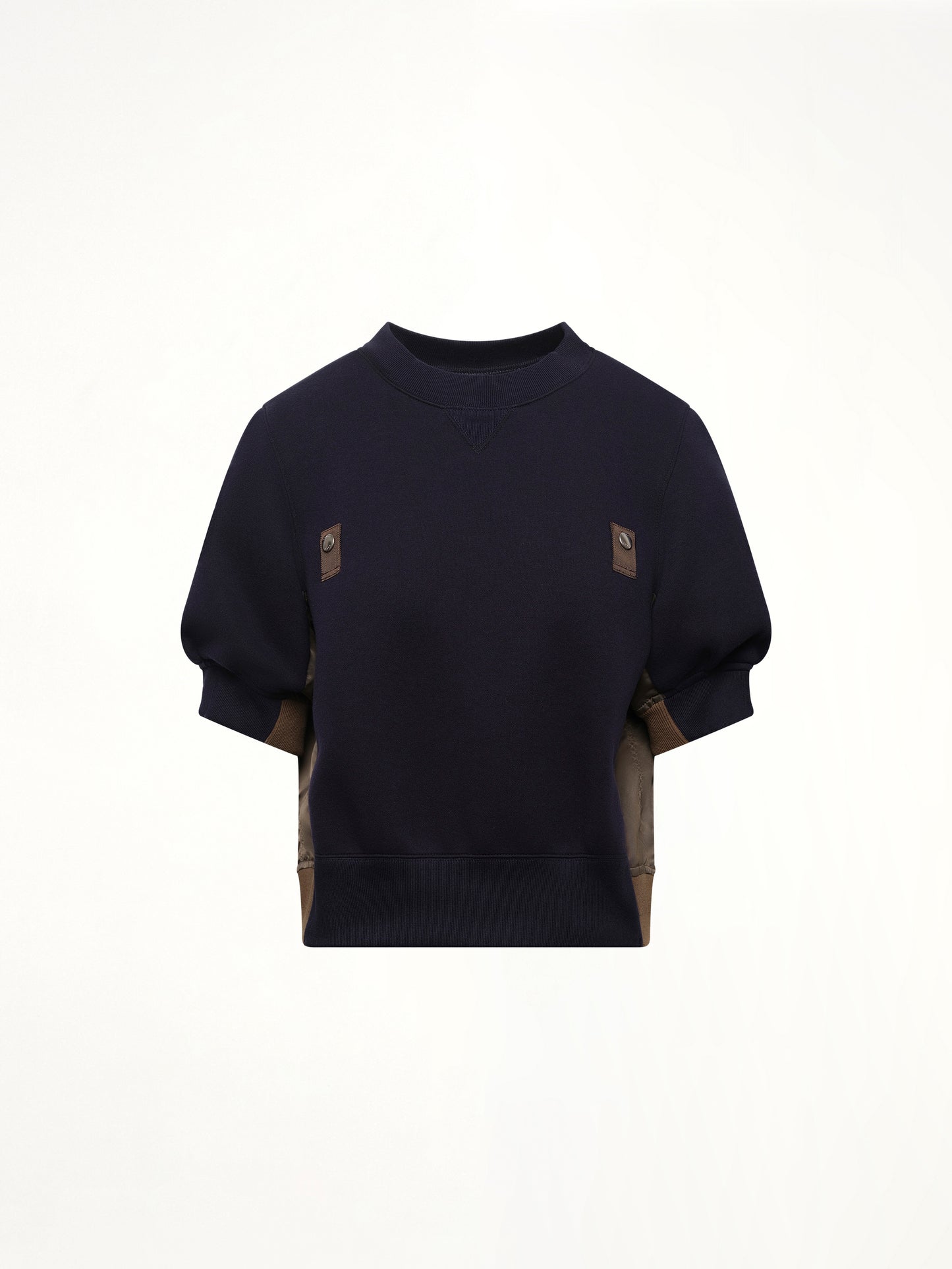 Sponge x Nylon Twill Pullover in Navy/Dark Khaki
