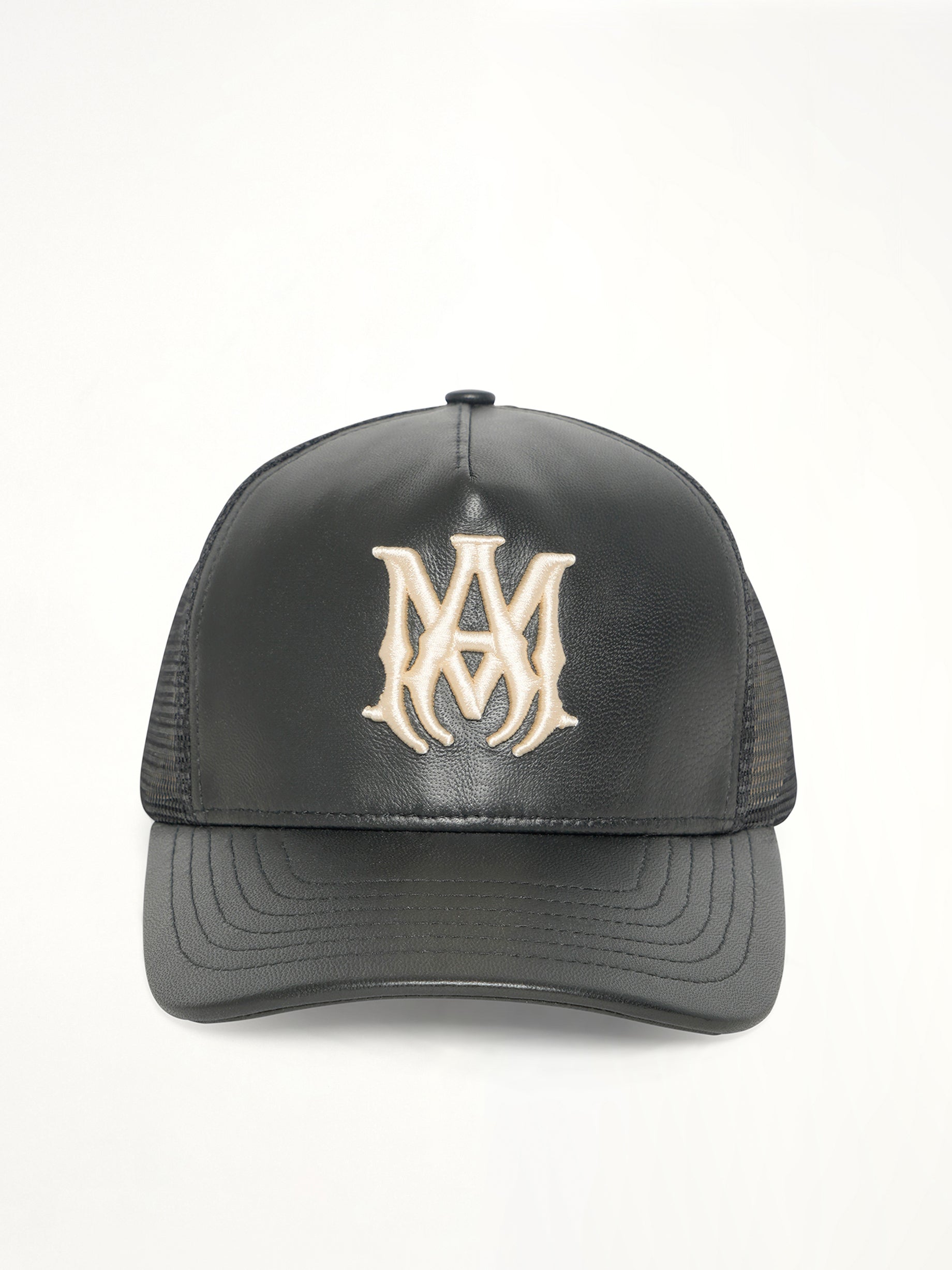 Leather MA Trucker Hat