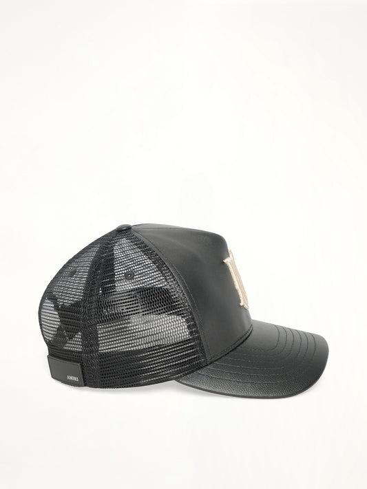 Leather MA Trucker Hat
