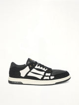 Boucle Skeleton Low Top Sneaker in Black Side View | AMIRI