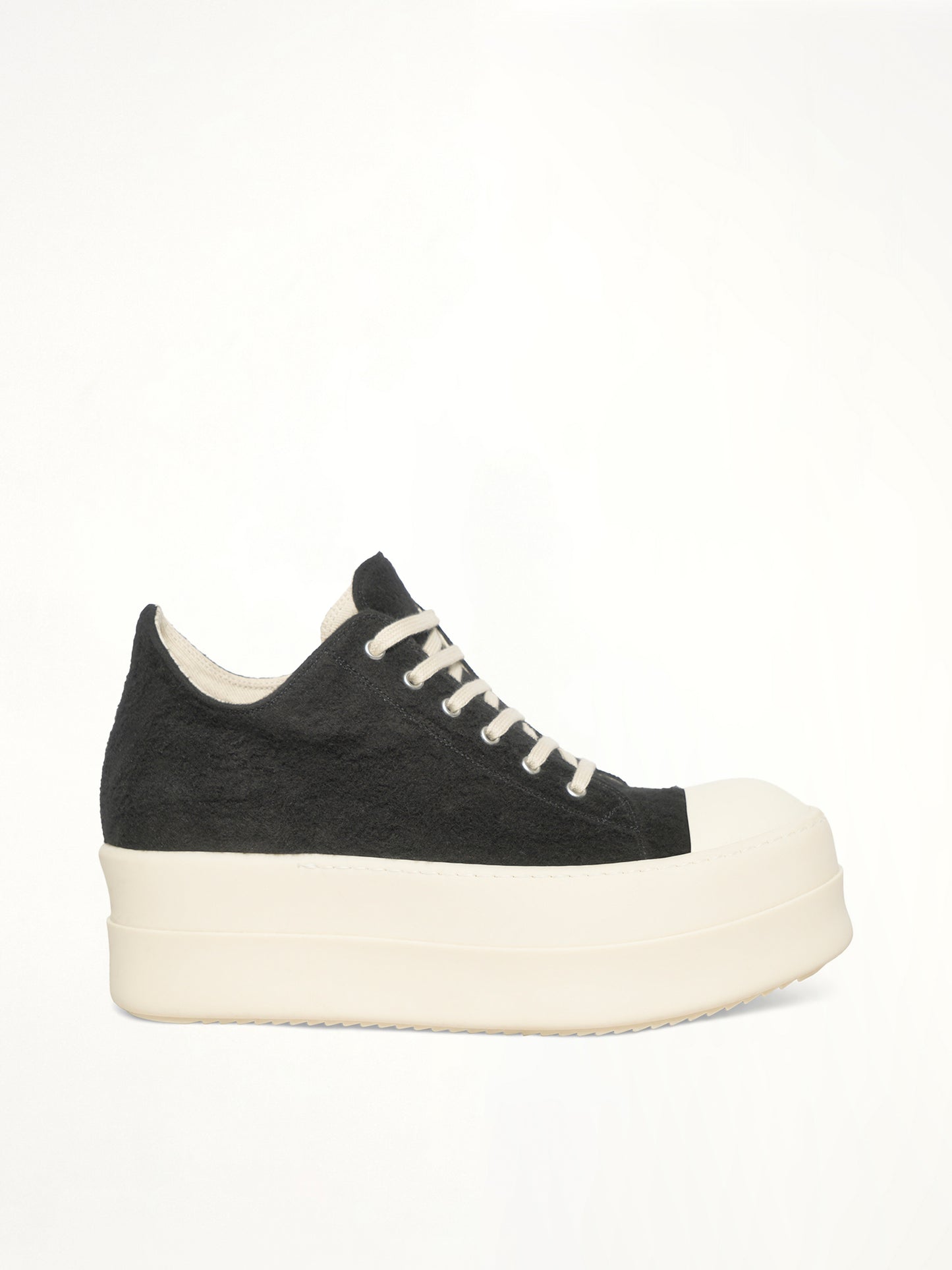 Double Bumper Sneaker in Black/Milk/Milk