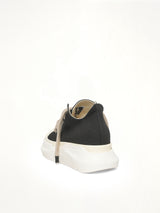 Jumbolace Abstract Low in Black/Milk/Milk Back View | RICK OWENS DRKSHDW