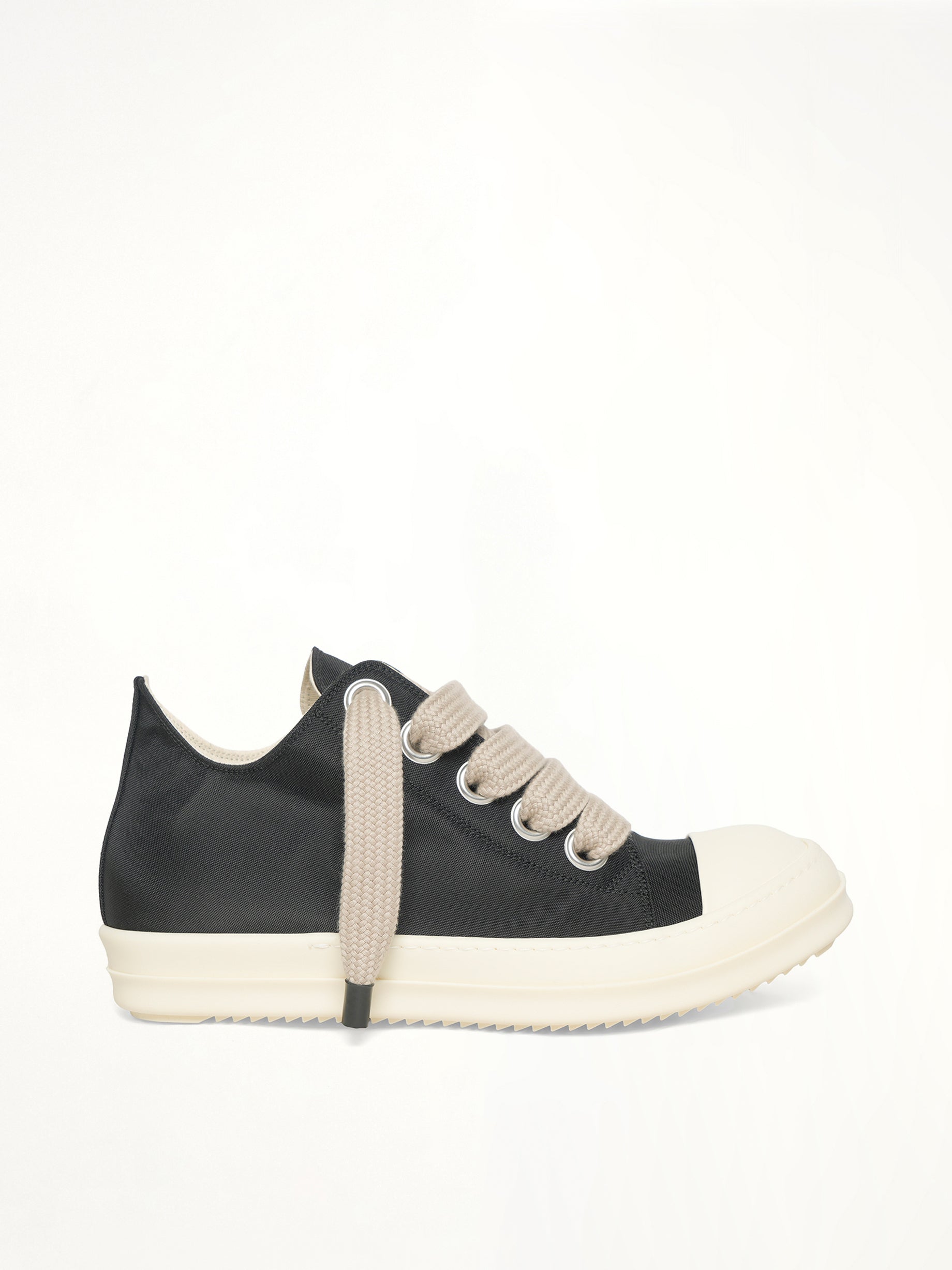Nylon Jumbolace Sneaks in Black/Milk/Milk