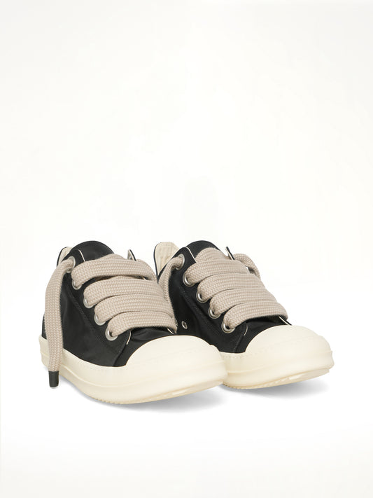 Nylon Jumbolace Sneaks in Black/Milk/Milk