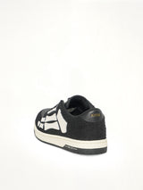 Boucle Skeleton Low Top Sneaker in Black Back View | AMIRI