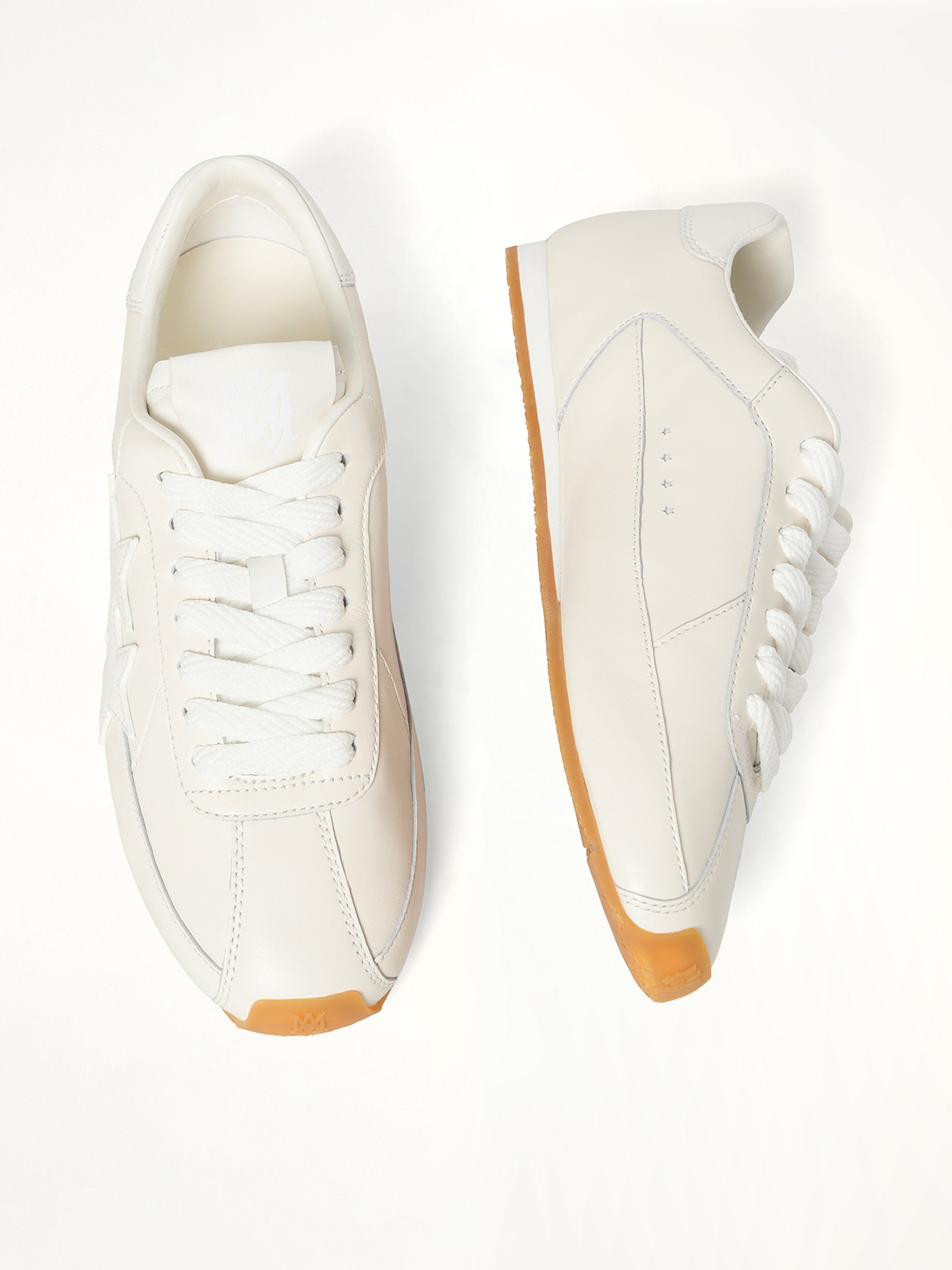 Pacific Slim Sneaker in Birch Top View | AMIRI