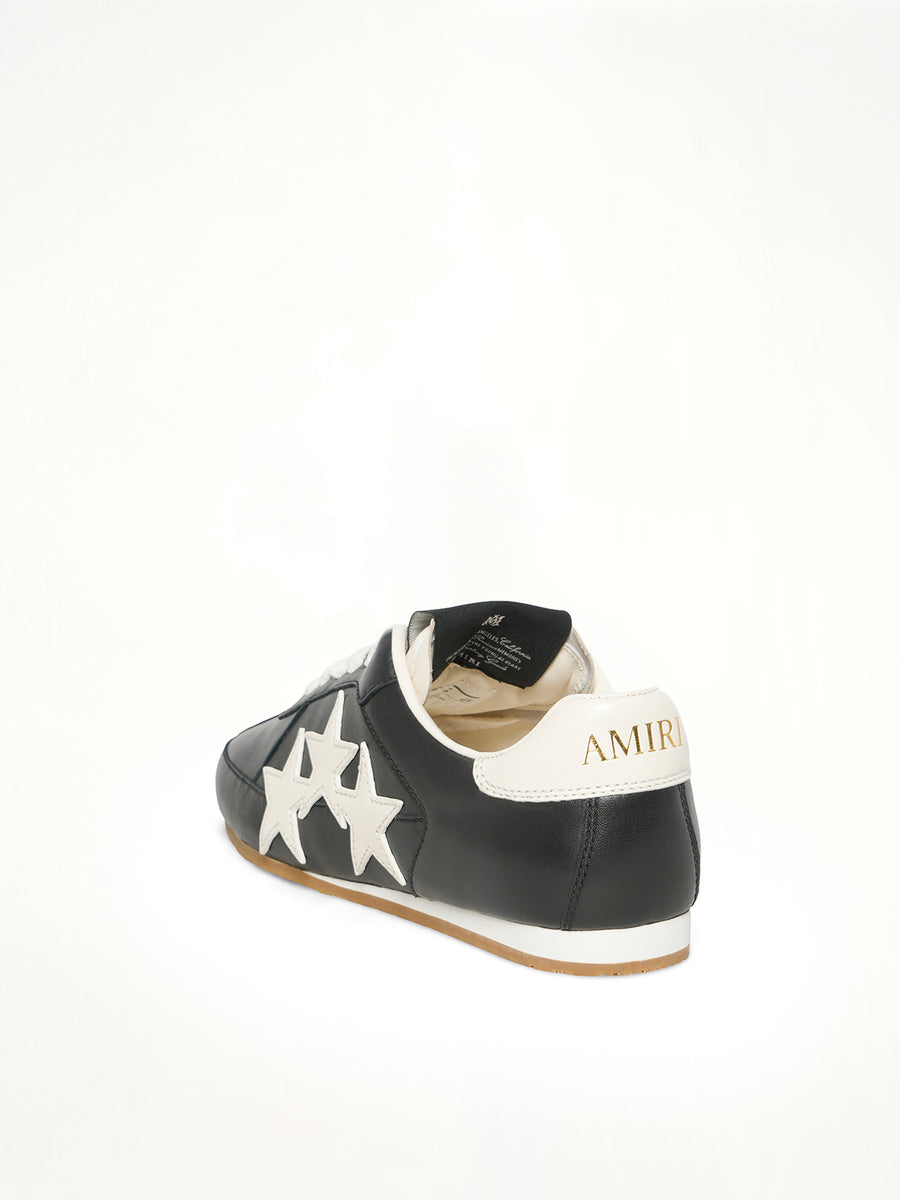 Pacific Slim Sneaker in Black Back View | AMIRI