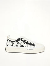 Stars Court Low Sneaker in Black Side View | AMIRI