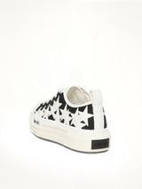 Stars Court Low Sneaker in Black Back View | AMIRI
