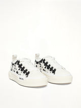 Stars Court Low Sneaker in Black Front View | AMIRI