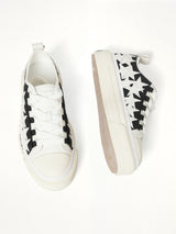 Stars Court Low Sneaker in Black Top View | AMIRI