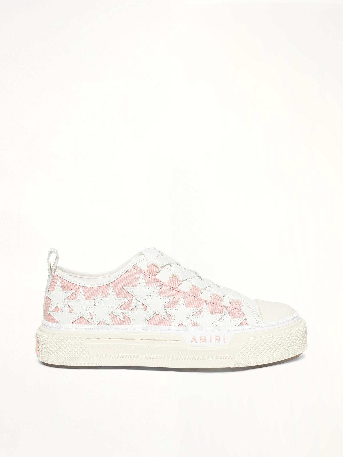 Stars Court Low Sneaker in Evening Sand Side View | AMIRI