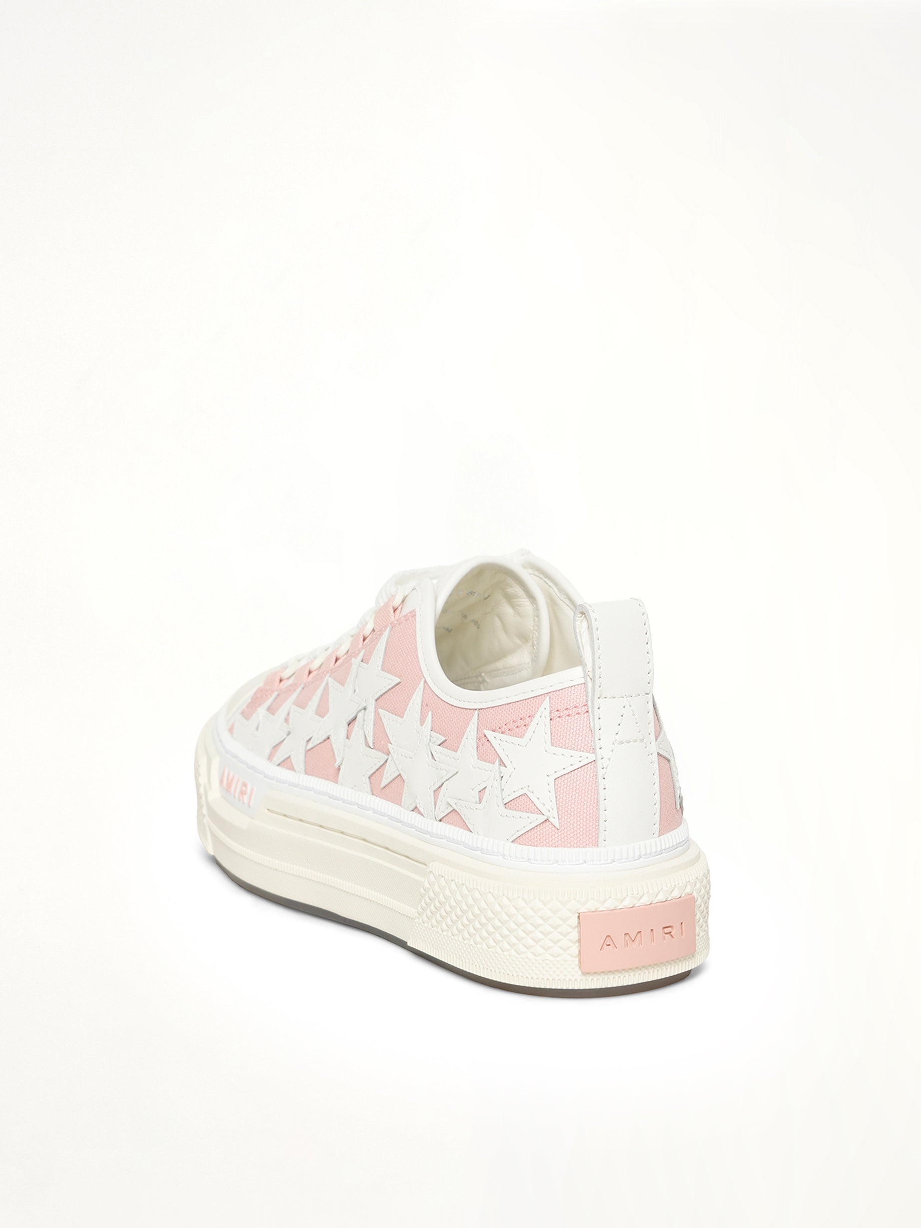 Stars Court Low Sneaker in Evening Sand Back View | AMIRI