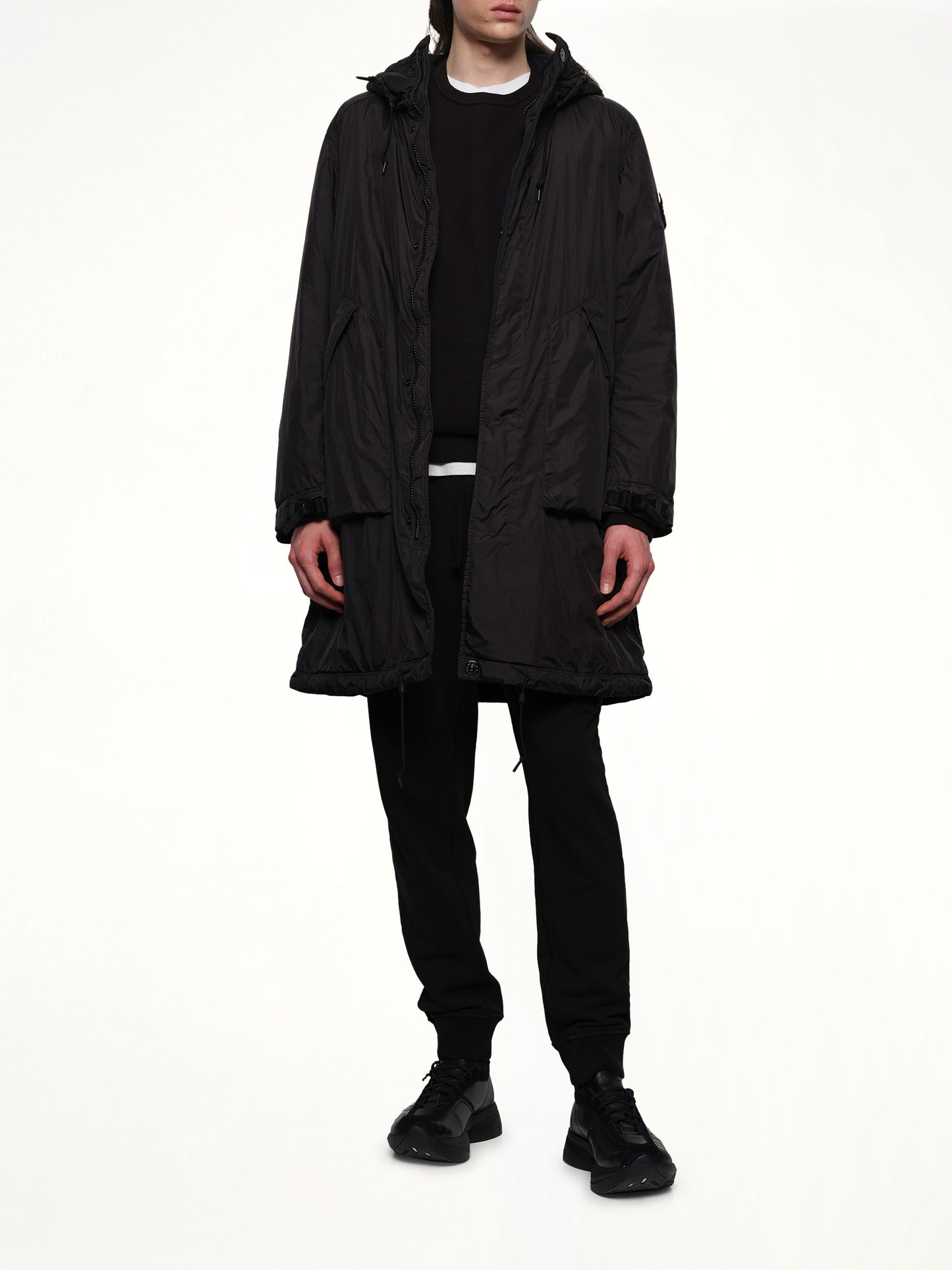 710000 Long Parka in Black