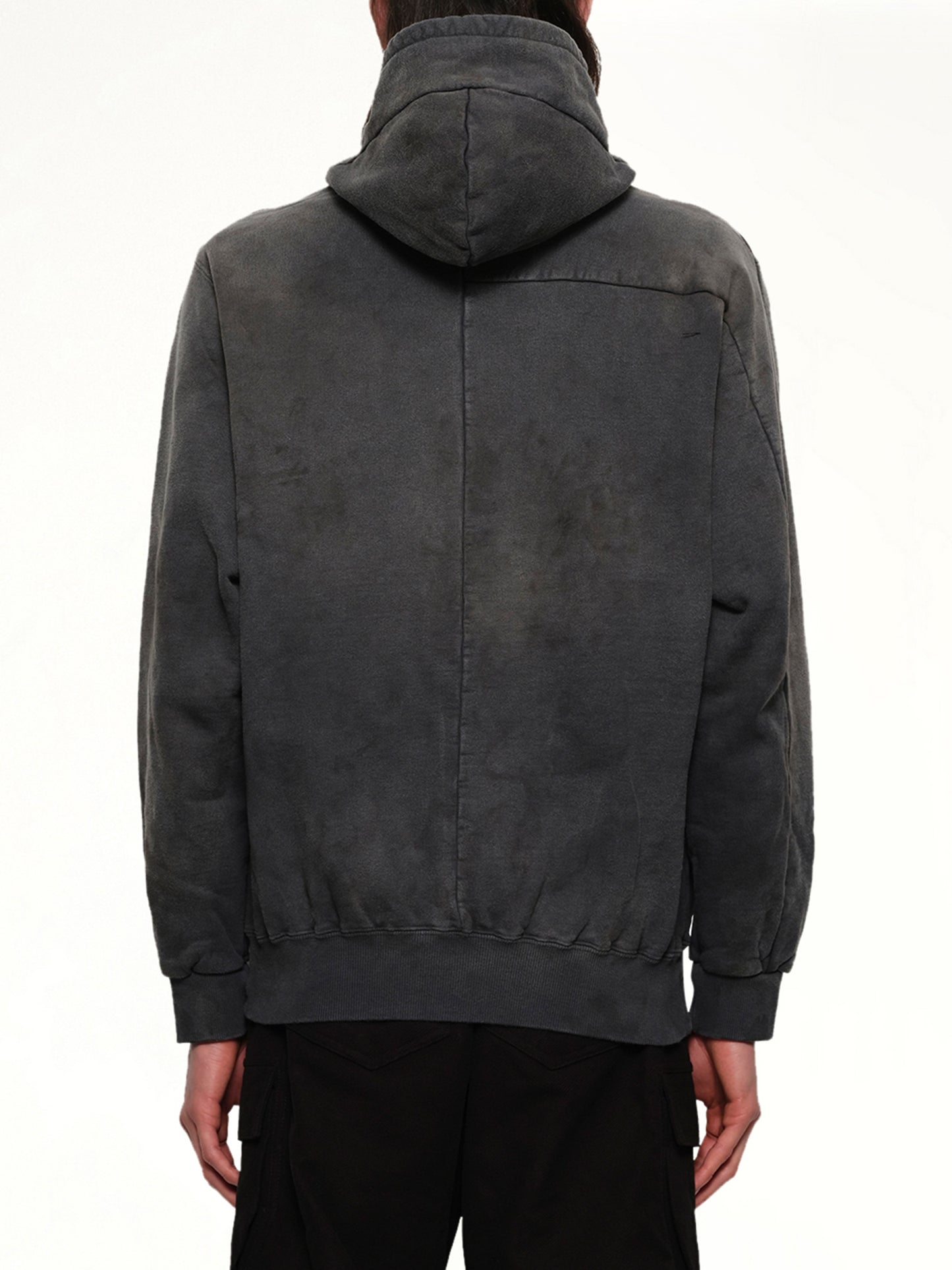 Waste-Reducing Algorithm Hoodie in Black