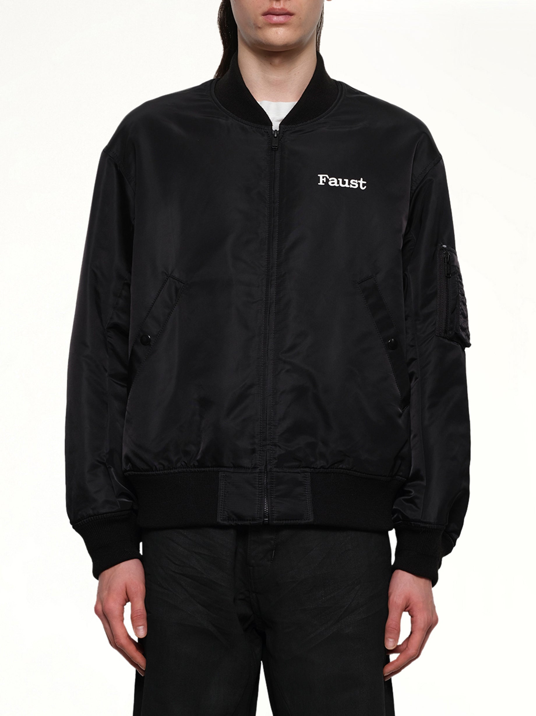 Faust Bomber Jacket in Black