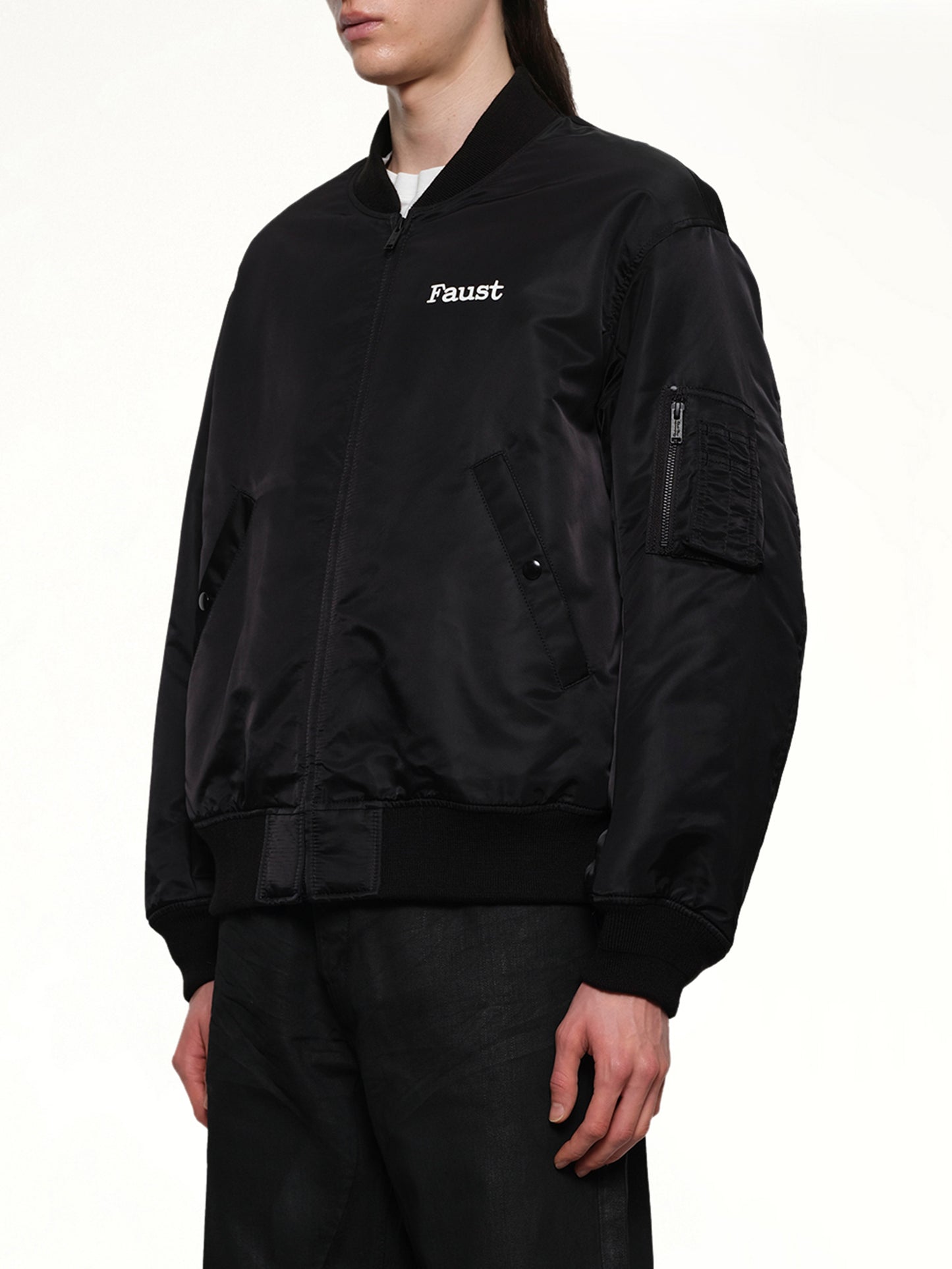 Faust Bomber Jacket in Black