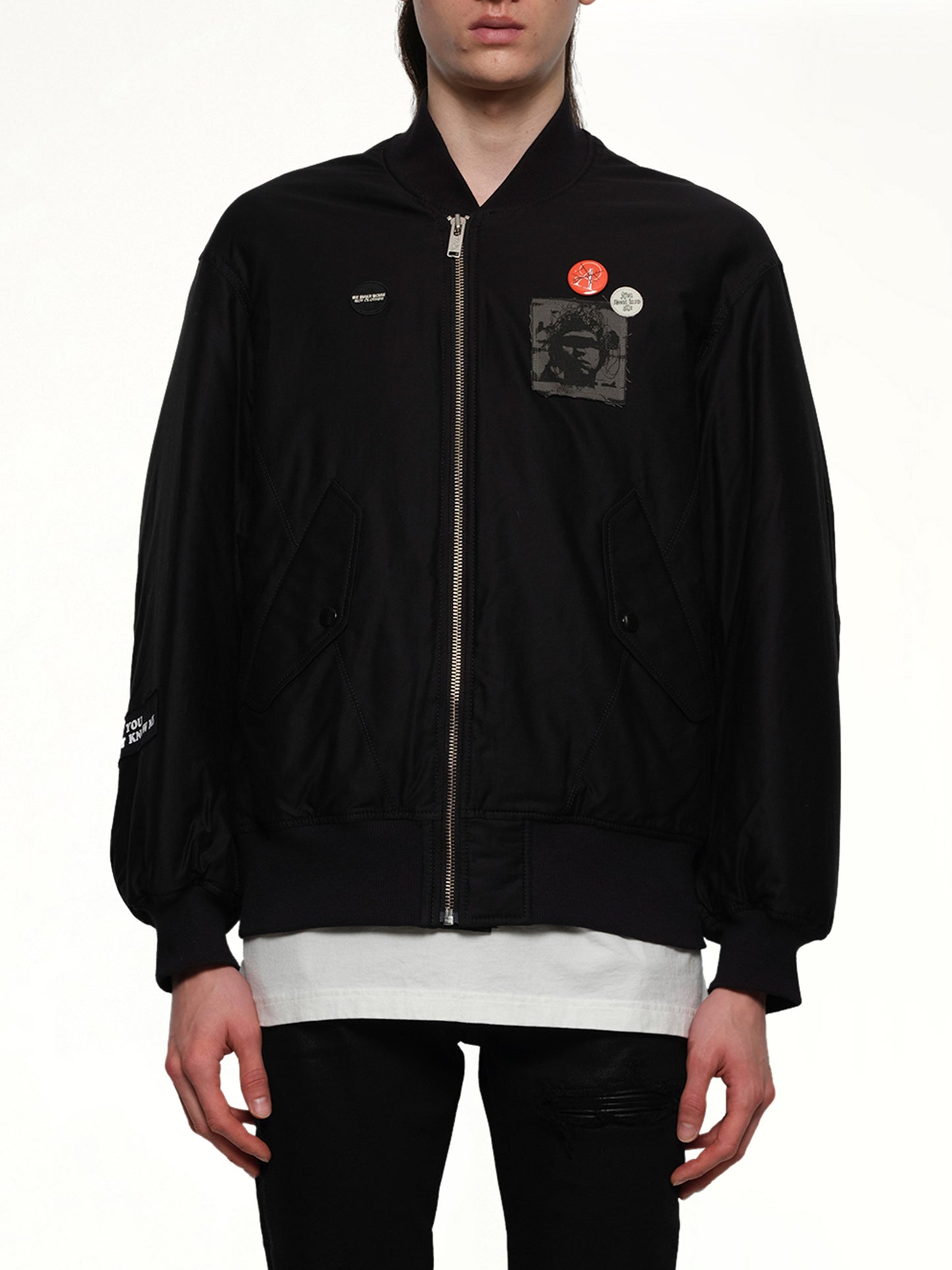 You Don'T Know Me Blouson in Black