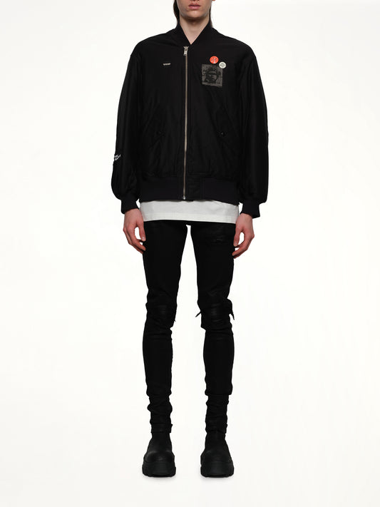 You Don'T Know Me Blouson in Black