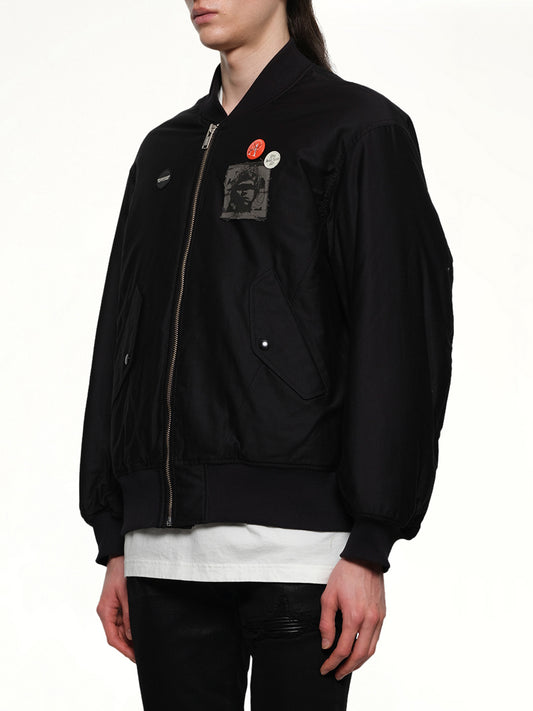 You Don'T Know Me Blouson in Black