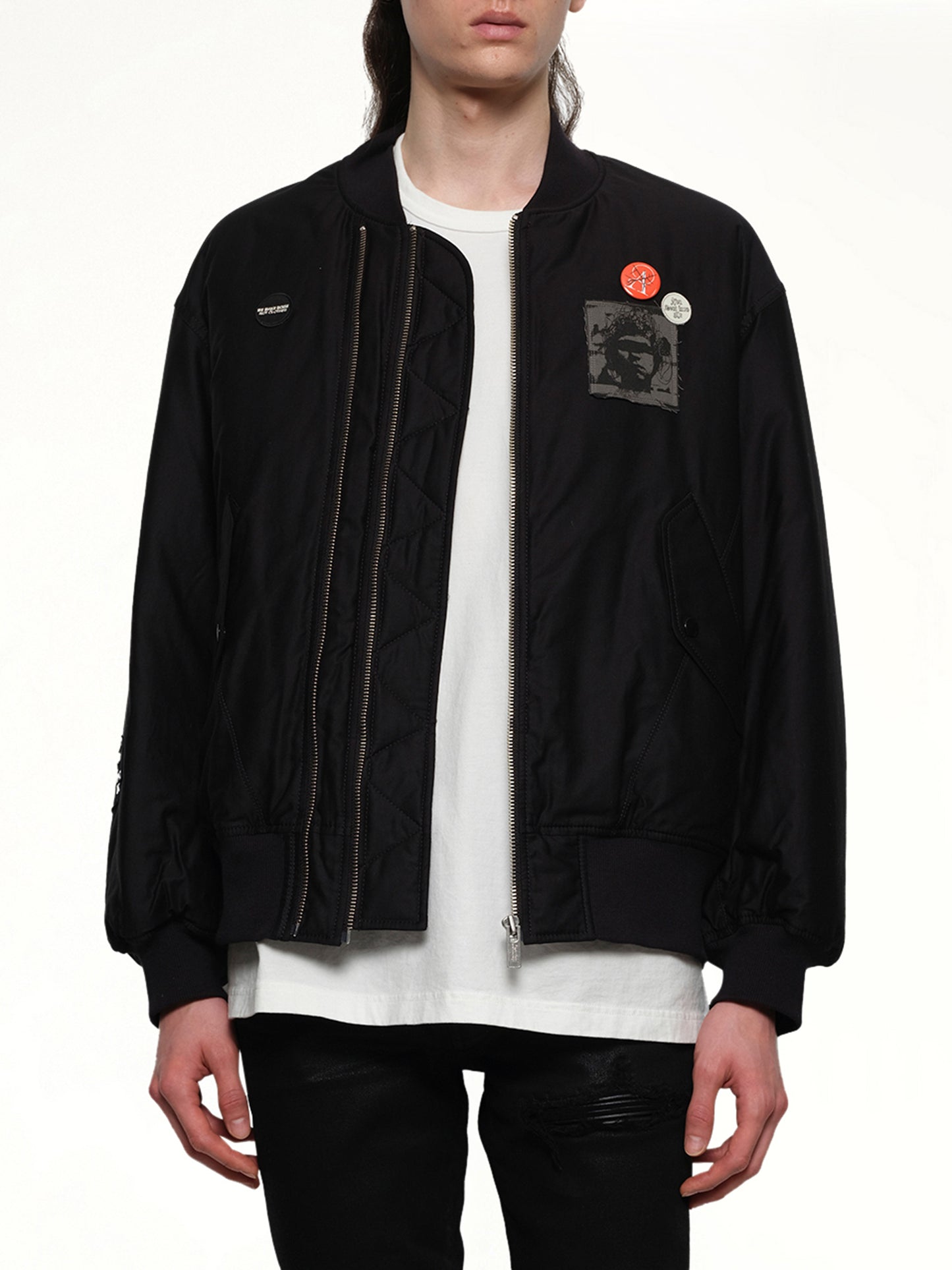 You Don'T Know Me Blouson in Black