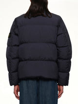 410001 Garment Dyed Crinkle Nylon Down in Navy Blue