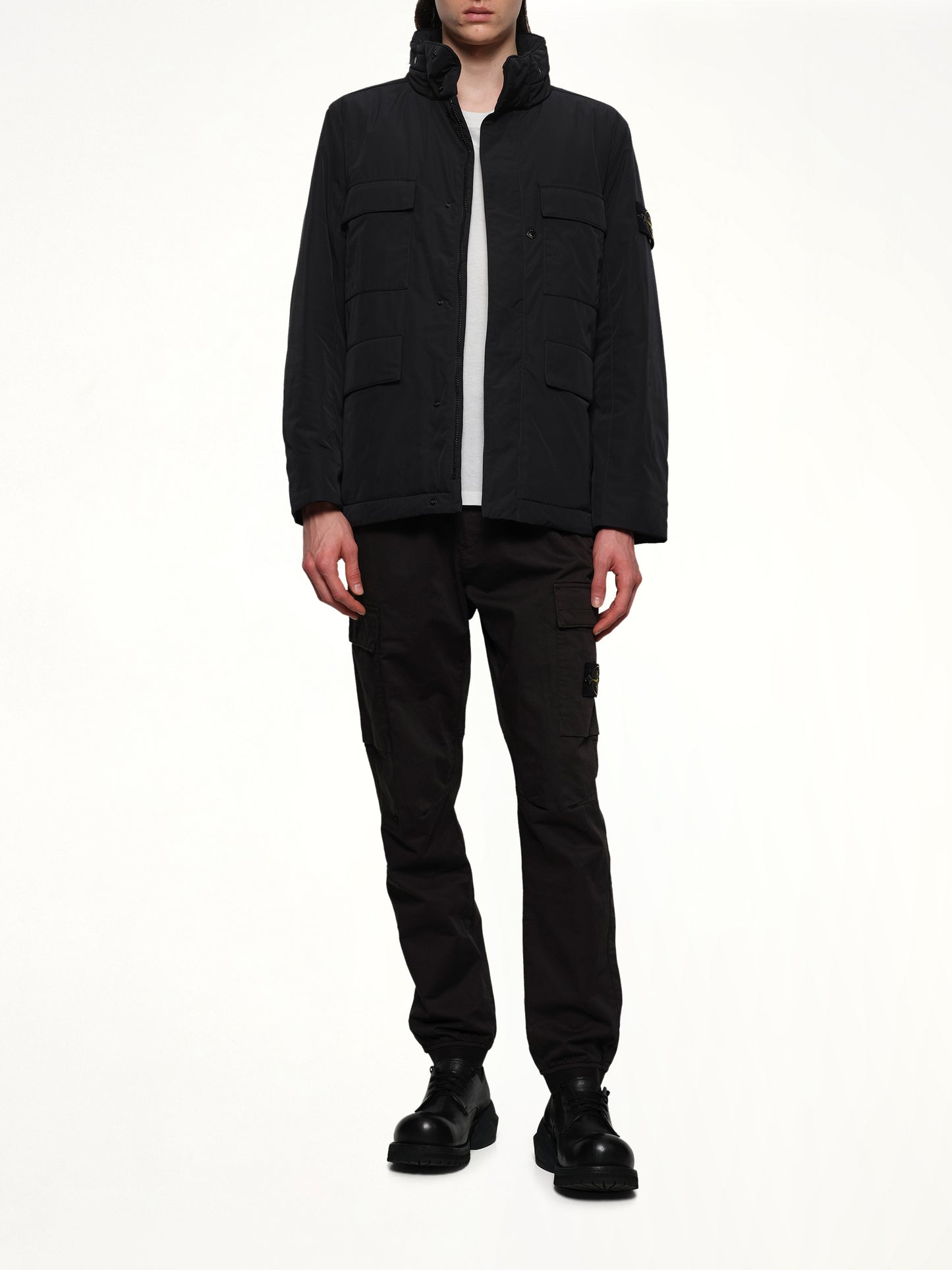 410004 Micro Twill Field Jacket in Black