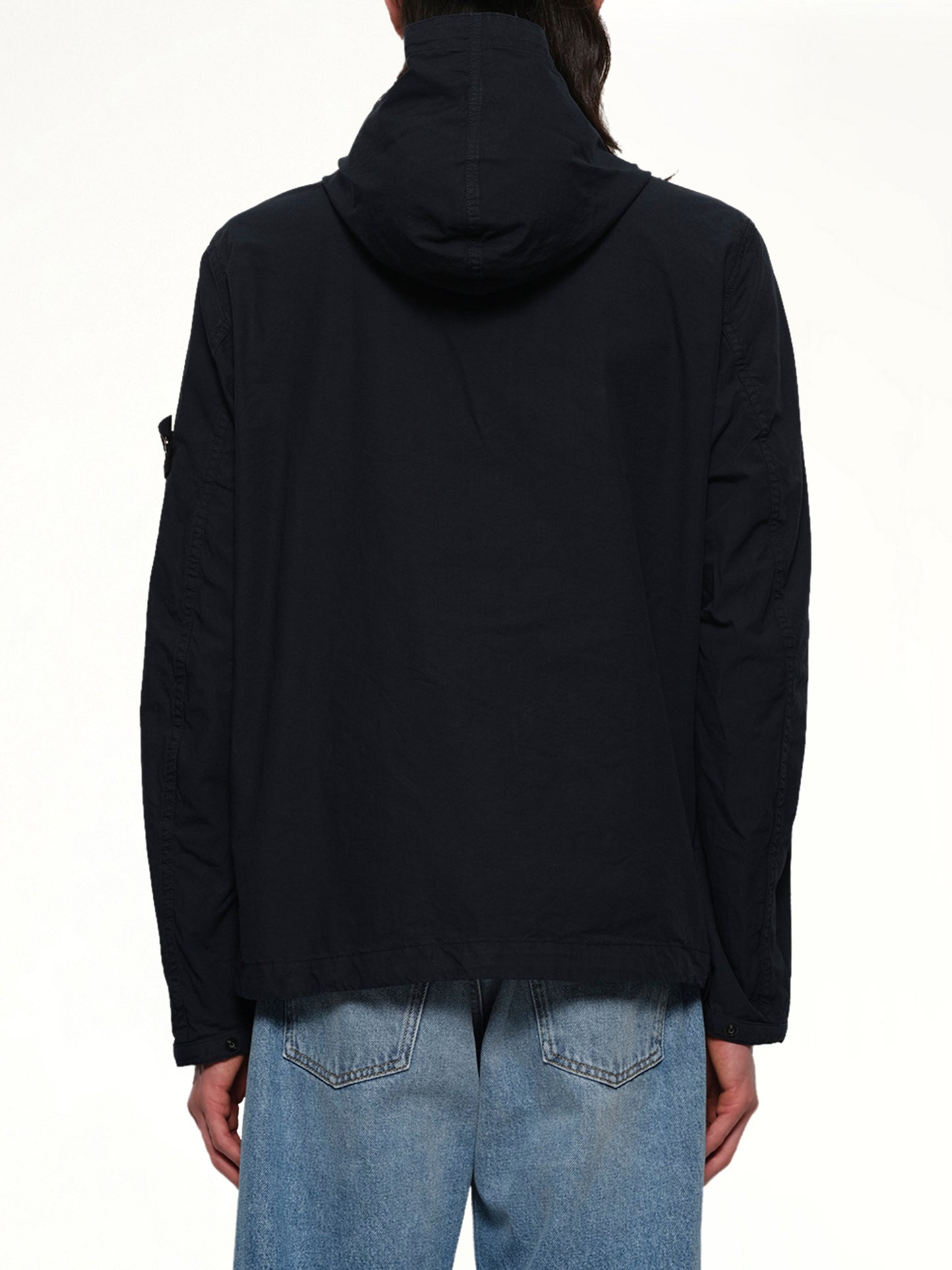 Q10001 Short Parka in Navy Blue