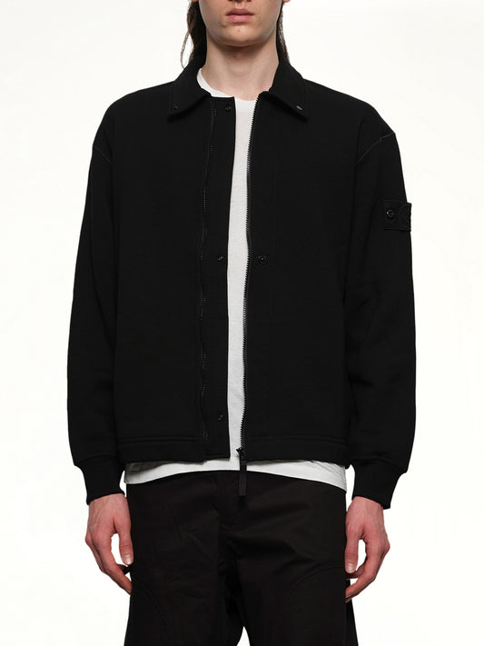 610005 Ghost Zip Up Cardigan in Black