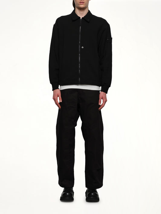 610005 Ghost Zip Up Cardigan in Black