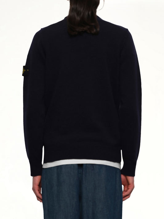 510007 Crewneck Sweater in Navy Blue