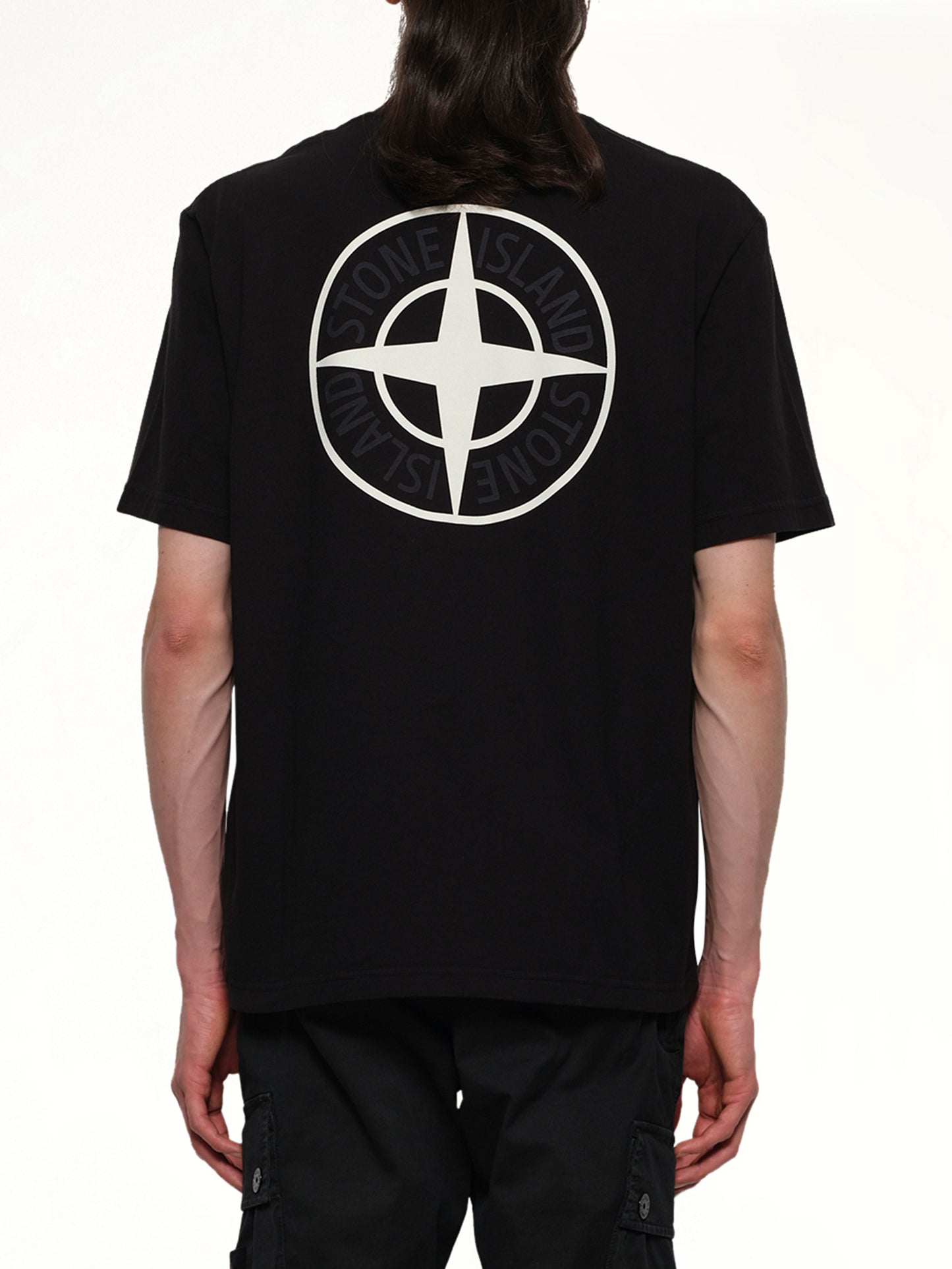 210003 02 Industrial Logos S/S T-Shirt in Black