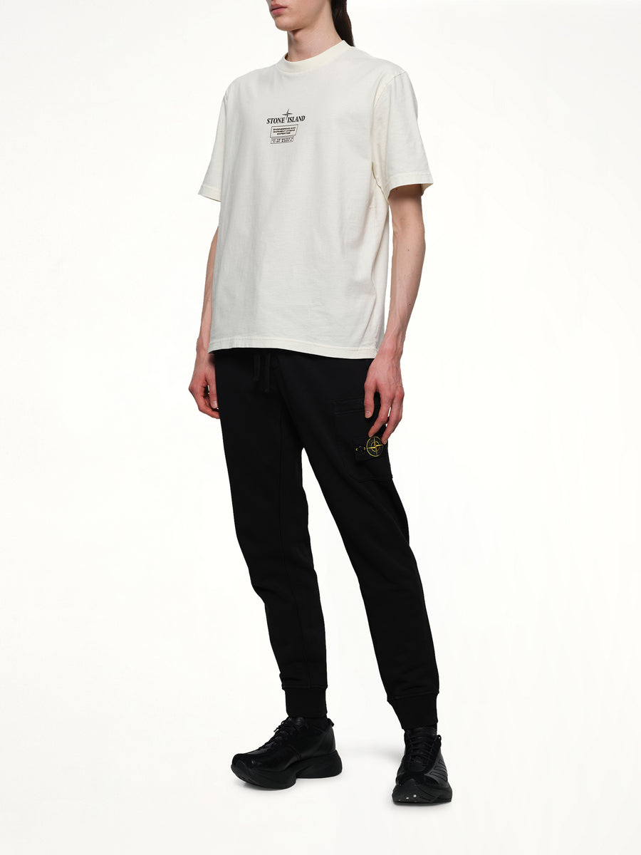 6200010 Cotton Fleece Sweatpants in Black