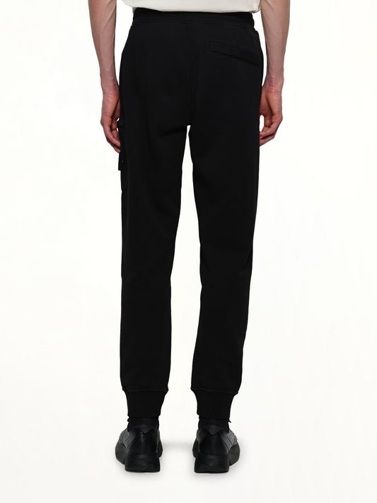 620001 Cotton Fleece Sweatpants in Black