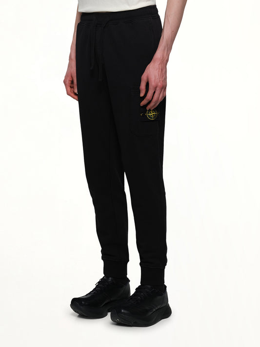 620001 Cotton Fleece Sweatpants in Black