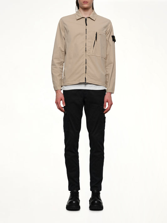 120000 Supima Overshirt in Desert
