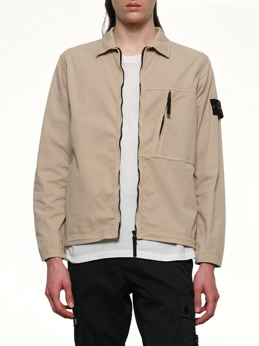120000 Supima Overshirt in Desert
