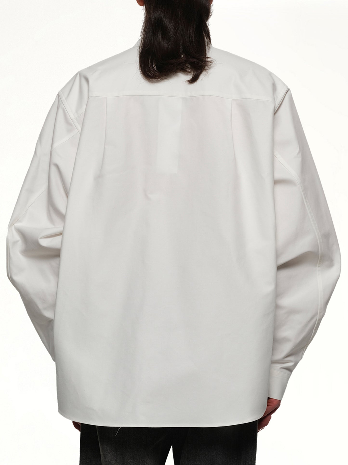 Pteranodon Embroidered Shirt in White