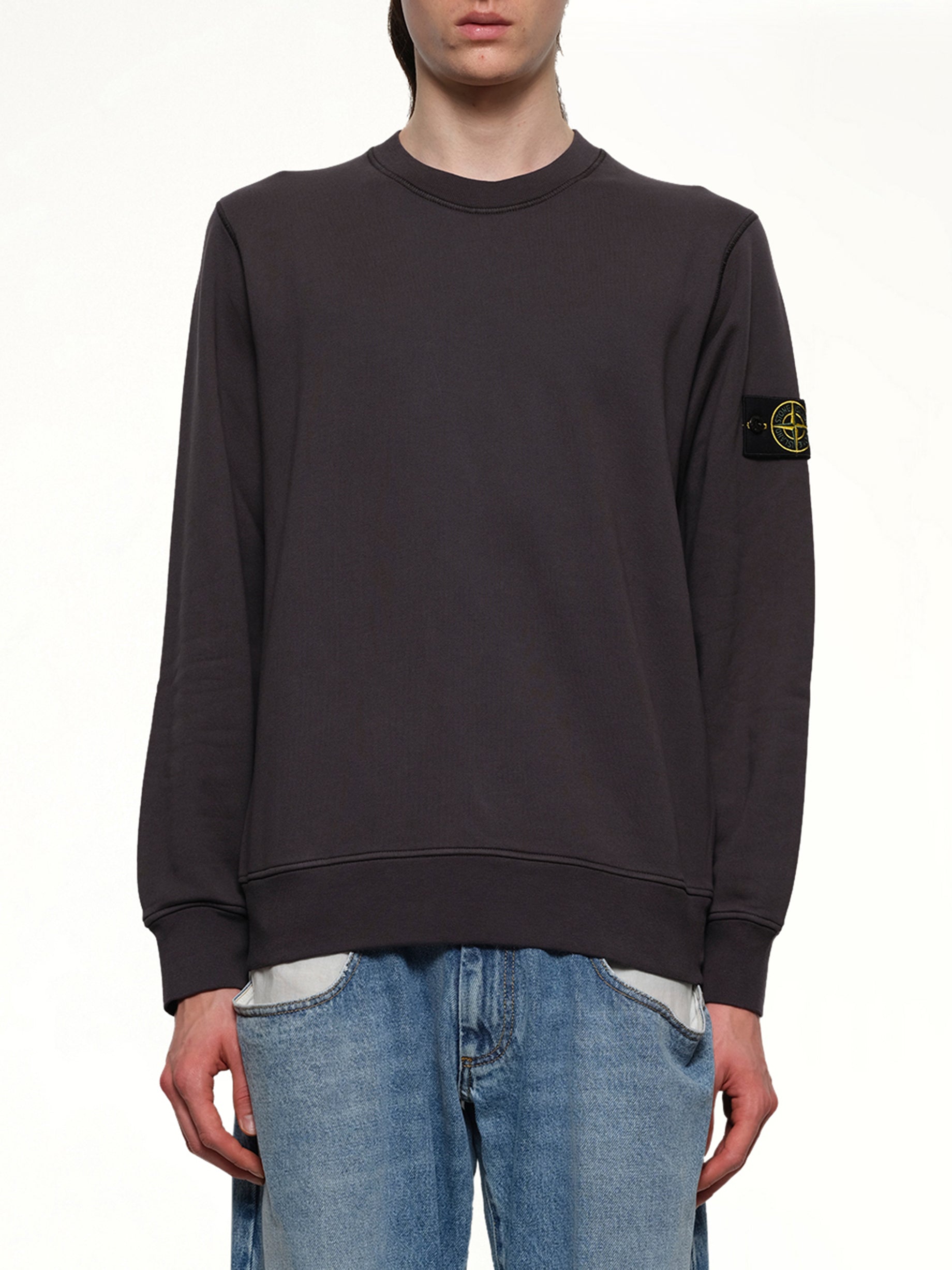 610006 Crewneck Sweatshirt in Lead Grey