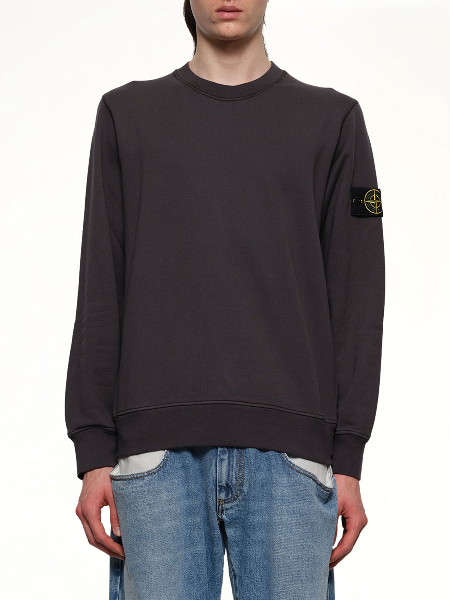 610006 Crewneck Sweatshirt in Lead Grey
