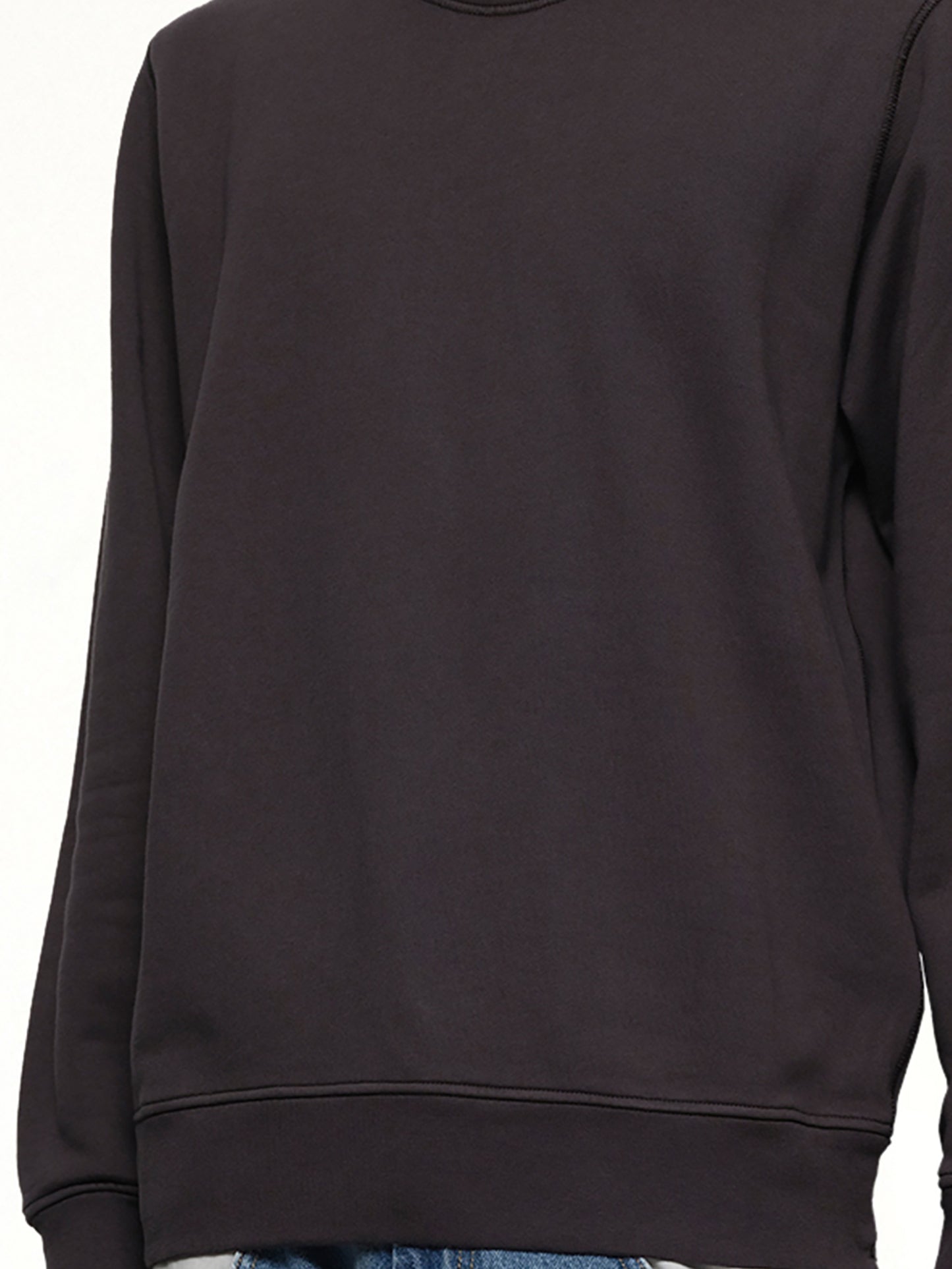 610006 Crewneck Sweatshirt in Lead Grey