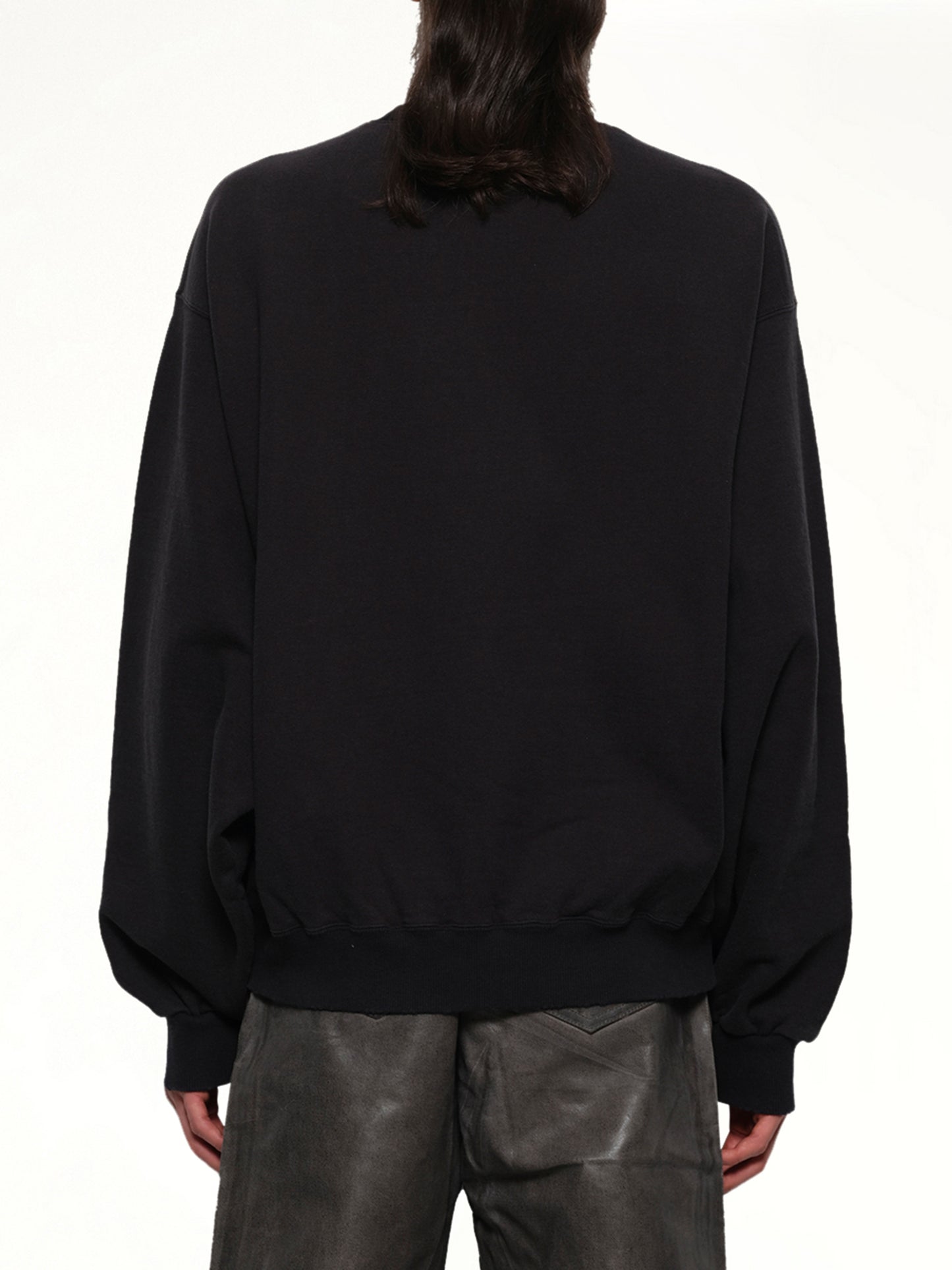 Villain Cover Print Sweat Shirt in Black