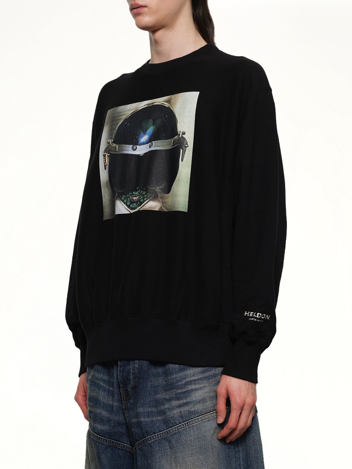 Heldon L/S T-Shirt in Black