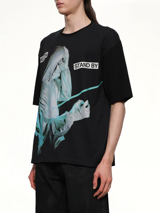 Heldon Stand By T-Shirt in Black