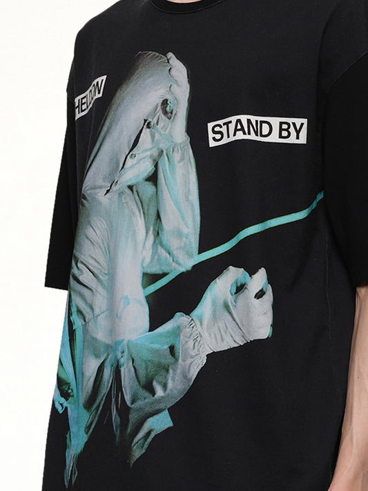 Heldon Stand By T-Shirt in Black