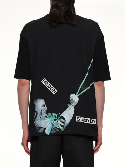 Heldon Stand By T-Shirt in Black