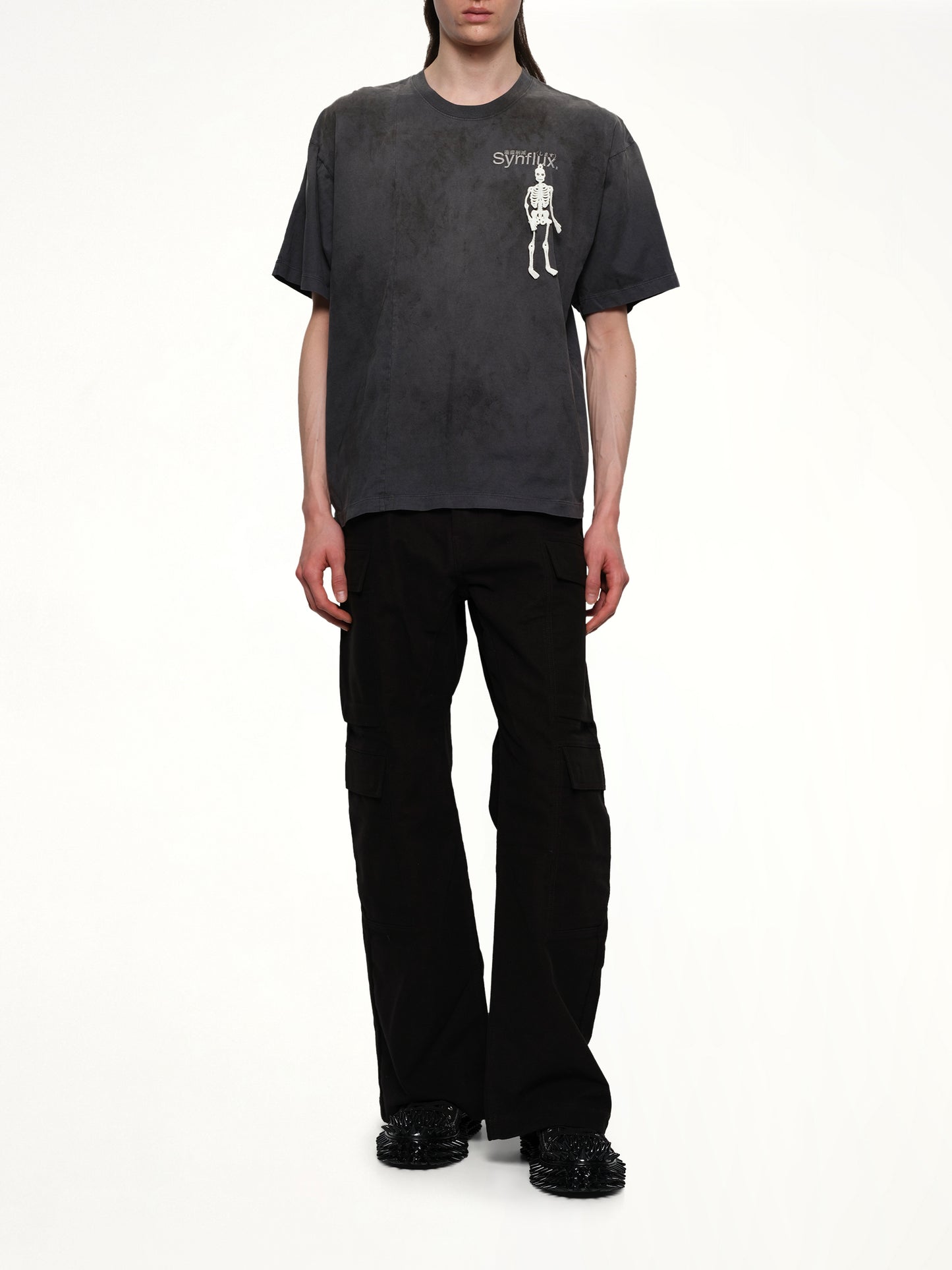 Waste-Reducing Algorithm T-Shirt in Black