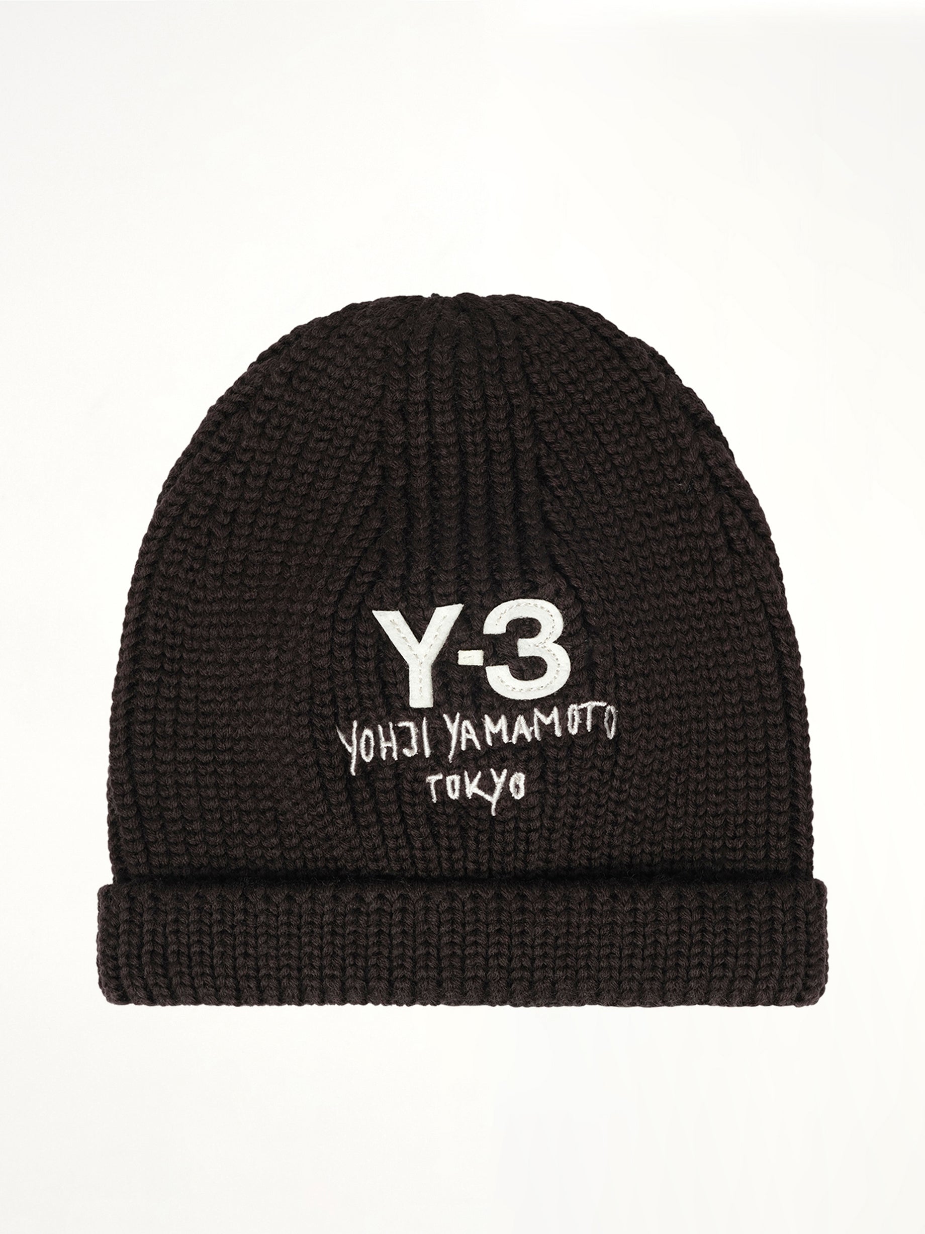 Chunky Knit Beanie in Black