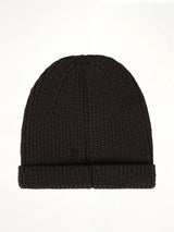 Chunky Knit Beanie in Black